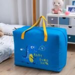 Blue Baby Dino Storage Bag Large Oxford Cloth