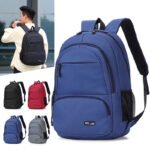 Blue Business Backpack for Men Women School Travel Laptop Bag