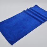 Blue Microfiber Car Wash Towel 60x160 Quick Dry