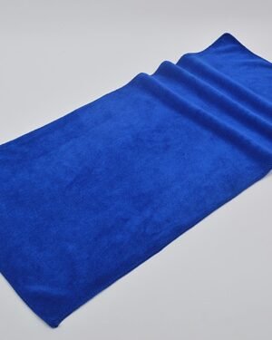 Blue Microfiber Car Wash Towel 60x160 Quick Dry