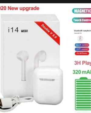 Bluetooth 5.0 Earbuds White Magnetic Touch Control 3H Play