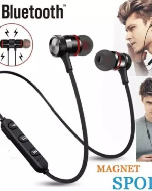 Bluetooth Sport Earphones Black Magnetic Neckband Fast Charge
