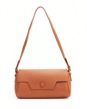 Brown Leather Crossbody Bag for Women Modern Fashion