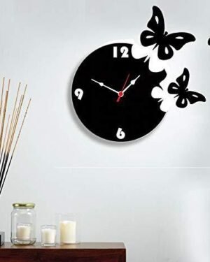 Butterfly Design Analogue Wall Clock