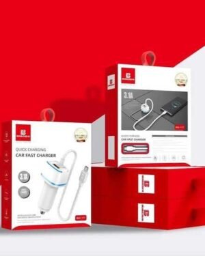 Car PD Mobile Charger Type C White ABS