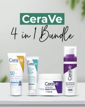 CeraVe 4 in 1 Skincare Bundle for Acne Prone Skin