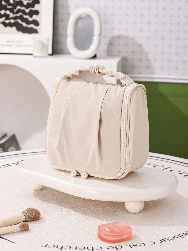 Chic Off White Women's Polyester Hand Bag 21x10x21cm Chic Off White Women's Polyester Hand Bag 21x10x21cm