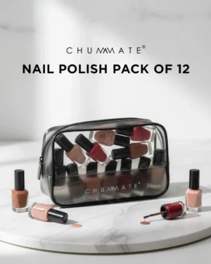 Chummate Nail Polish Pack of 12 - Smooth Finish, Long Lasting, High Quality