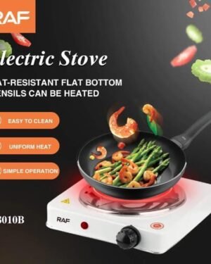 Compact Electric Stove, Easy Clean, Uniform Heat, 1000W