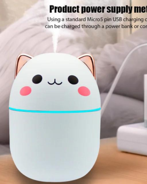 Cute Cat Design USB Rechargeable Humidifier