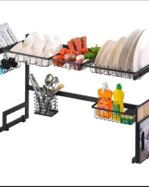 Durable Plates & Dish Holder - Perfecct For Organized Dining