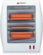 Electric Heater Stainless Steel White 1 Pc