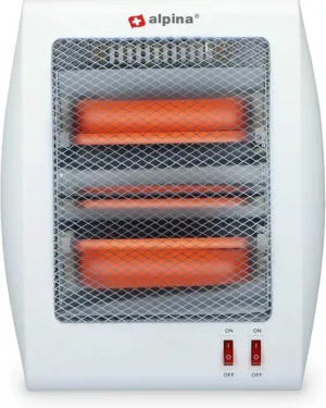 Electric Heater Stainless Steel White 1 Pc