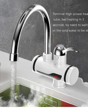 Electric Heating Kitchen Faucet Fast Hot Water