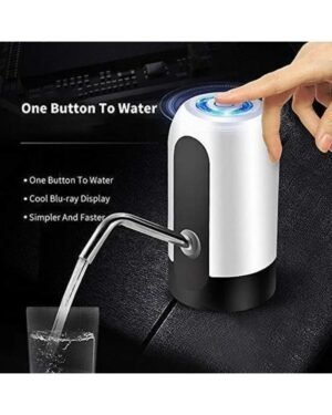 Electric Water Pump One Button Black ABS