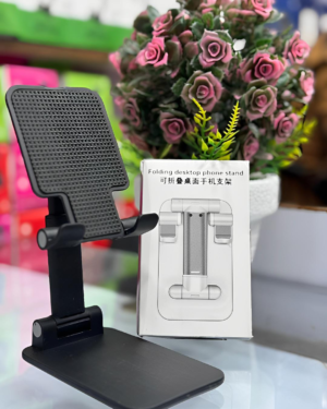 Foldable Phone Stand Black White ABS Plastic