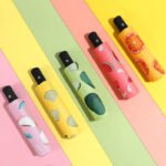 Fruit Print UV Protection Automatic Umbrella