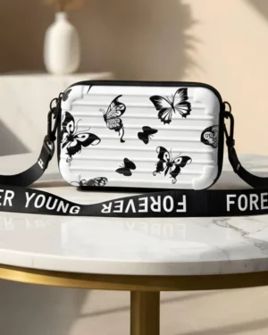 Girl's Multicolor Printed Crossbody Bag Lightweight Stylish