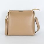 Girl's Off White Rexine Plain Hand Bag 8x8x2"