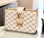 Girl's Printed Crossbody Bag Off White Rexine 8.5"