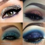 Glitter Eyeshadow Set 6 Pcs Multicolor Party Bridal Wear