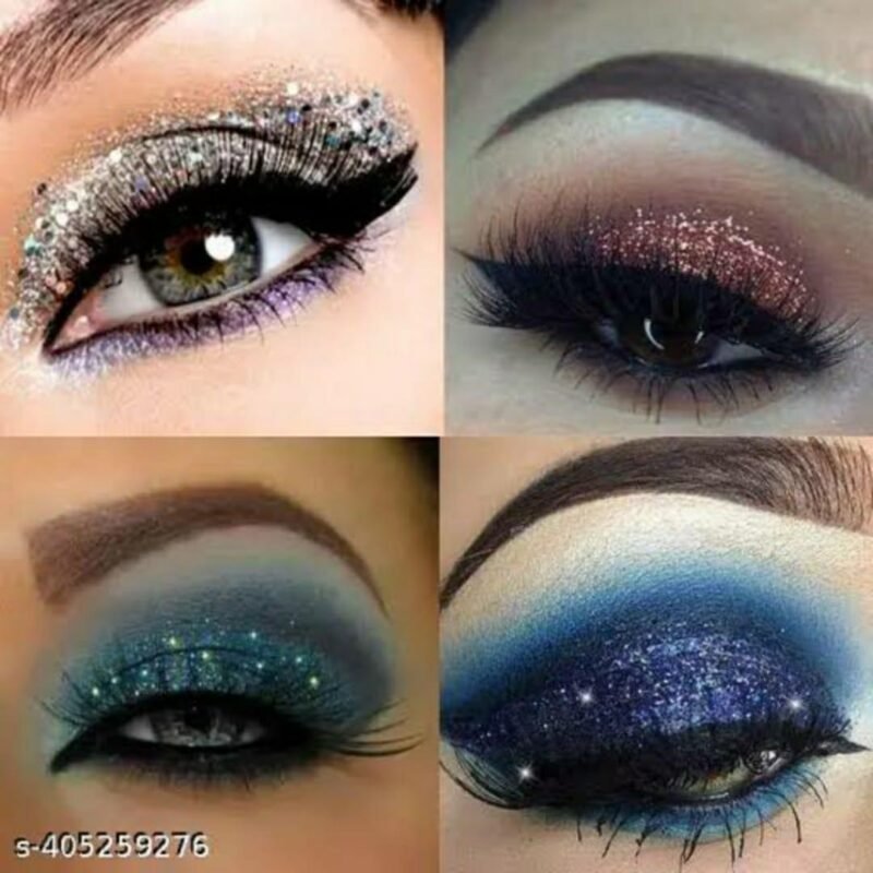 Glitter Eyeshadow Set 6 Pcs Multicolor Party Bridal Wear