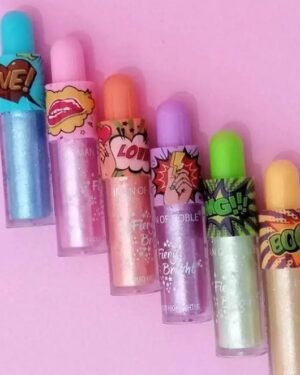 Glitter Eyeshadow Set 6pcs Multicolor Party Wear