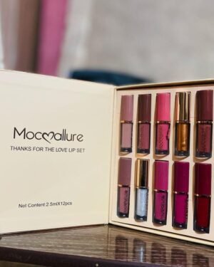 Glossy Lip Gloss Set 12 Pcs Multicolor Shine