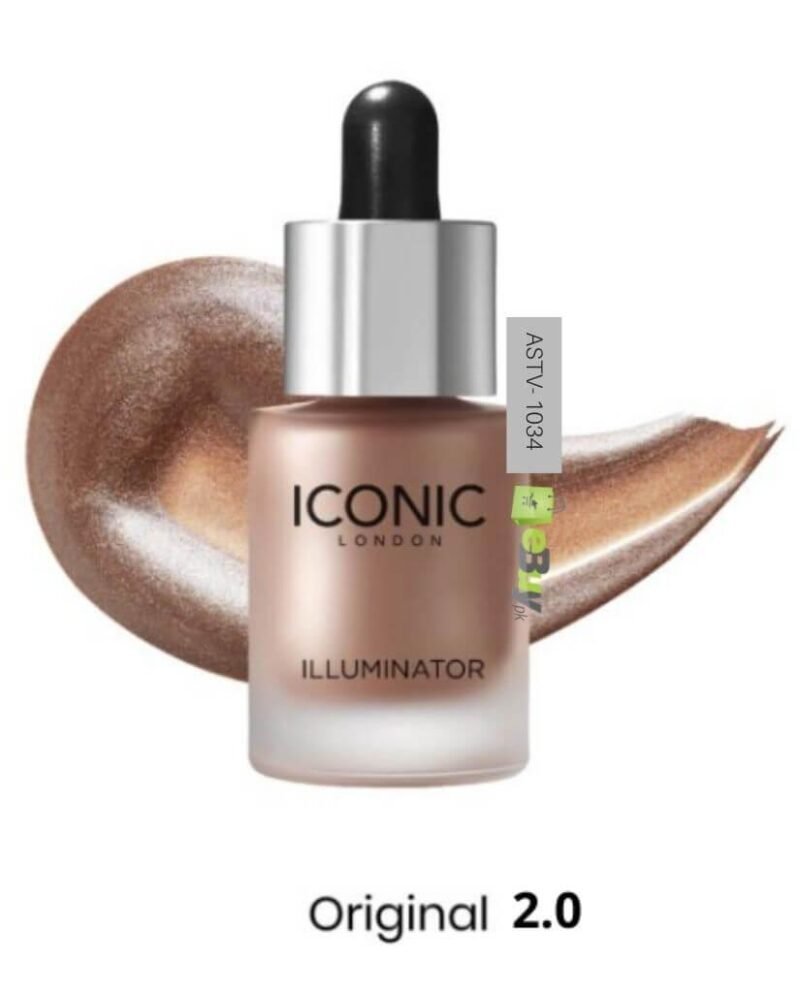 Golden Liquid Highlighter - High Coverage, Glowy Finish, Original Shade