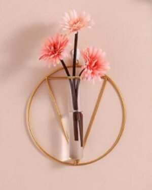 Golden Mirror Decorative Vase for Home Interior
