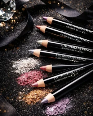 Golden Rose Glitter Eyeshadow Pencil 6 Pcs Multicolor Set
