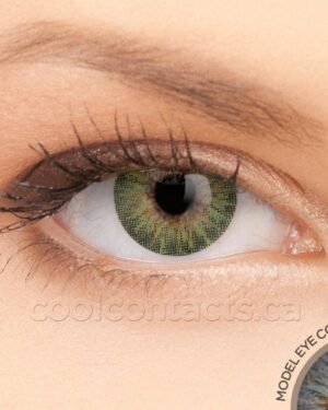 Green Contact Lenses Long Lasting 14.2mm