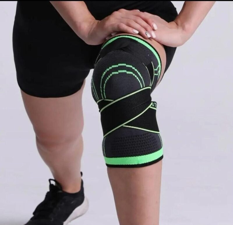 Green Flexible Knee Support for Fitness & Exercise Green Flexible Knee Support for Fitness & Exercise