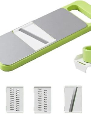 Green Multi-Blade Grater for Kitchen Use