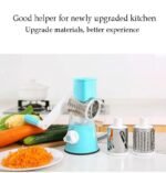 Green Vegetable Cutter with 2 Blades for Easy Slicing and Dicing