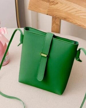 Green Women's PU Leather Crossbody Bag