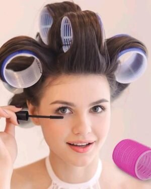 Hair Curling Roller ABS Plastic 1.73" Pink