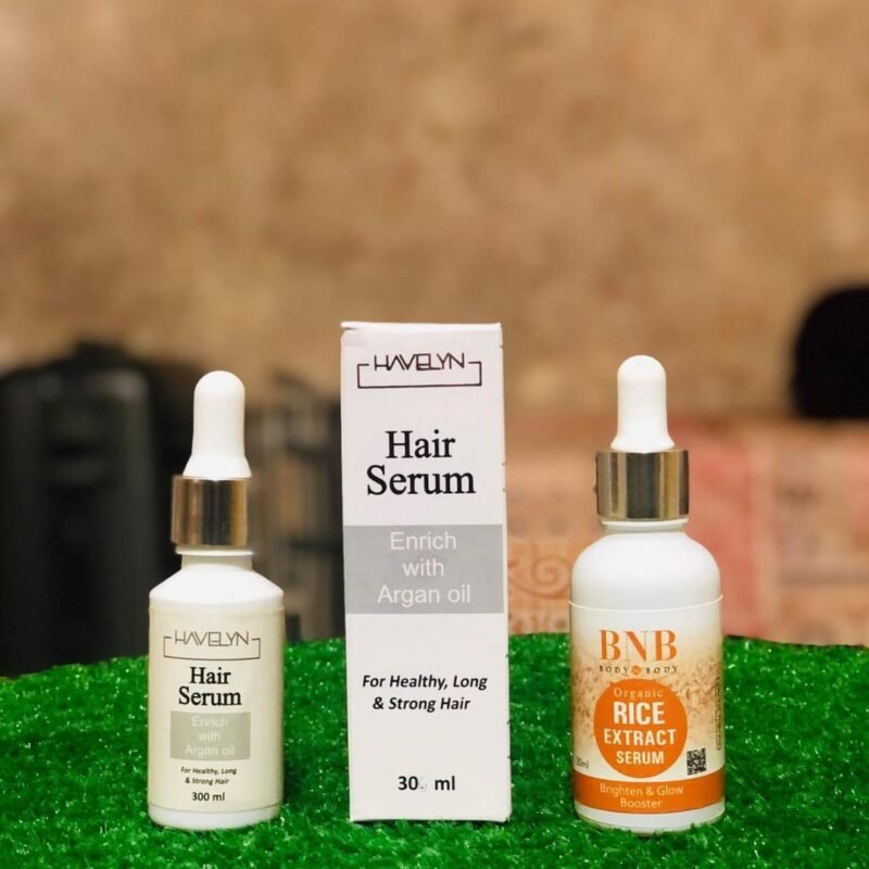 Hair Serum & Face Serum Bundle for Healthy Hair & Skin