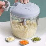 Hand Pull Manual Food Chopper Large Stainless Steel