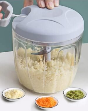 Hand Pull Manual Food Chopper Large Stainless Steel