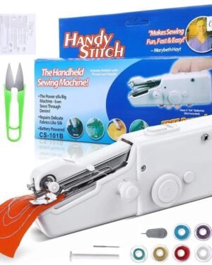 Handheld Sewing Machine White Portable Denim Repair Tool