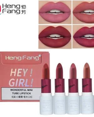 HengFang Hey Girl 4 Pcs Matte Lipstick Set