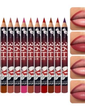 High Pigment Lip Pencil Set of 6 Bold Colors