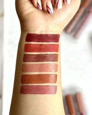 High Pigment Matte Lip Gloss 6 Pcs Nude Shades