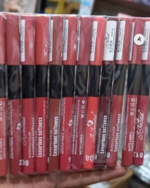 High Pigment Matte Lip Pencil 12 Pcs Multicolor