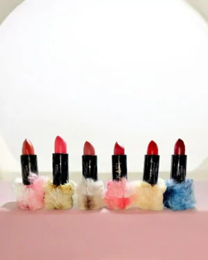 High Pigmented Fluffy Velvet Matte Lipstick Pack of 6