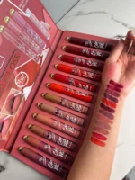 High Pigmented Multicolor Lip Gloss - 12 Pcs for Bold Coverage
