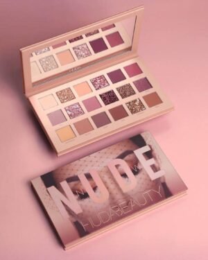 Huda Beauty Nude 18 Color Matte Glitter Eyeshadow Palette