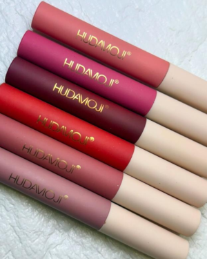 HUDAVOJI Velvet Gloss Lip Gloss 6 Pcs Multicolor