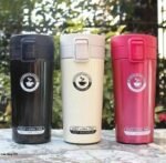 Insulated Travel Coffee Mug 300ml Stainless Steel Multicolor
